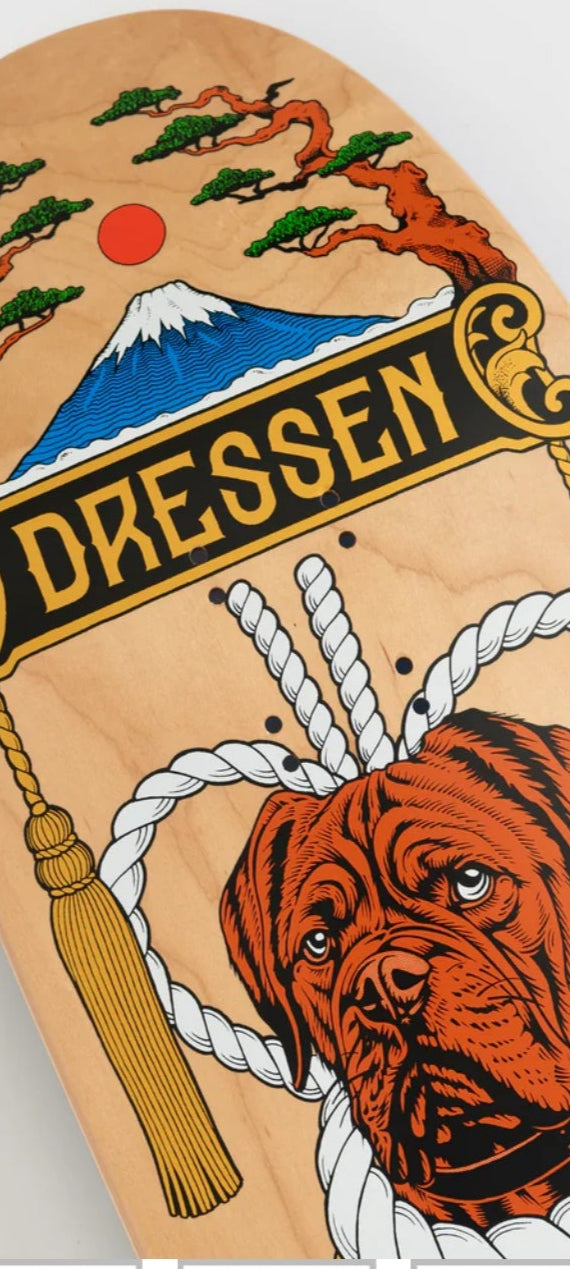 Santa Cruz Eric Dressen Sumo Dog Shaped Deck – 9.30" x 32.36"