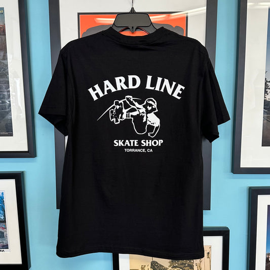Hard Line 70's Tee Black