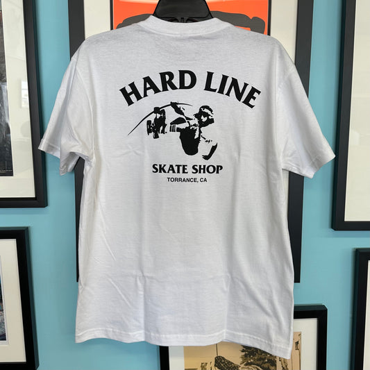 Hard Line 70s Tee White