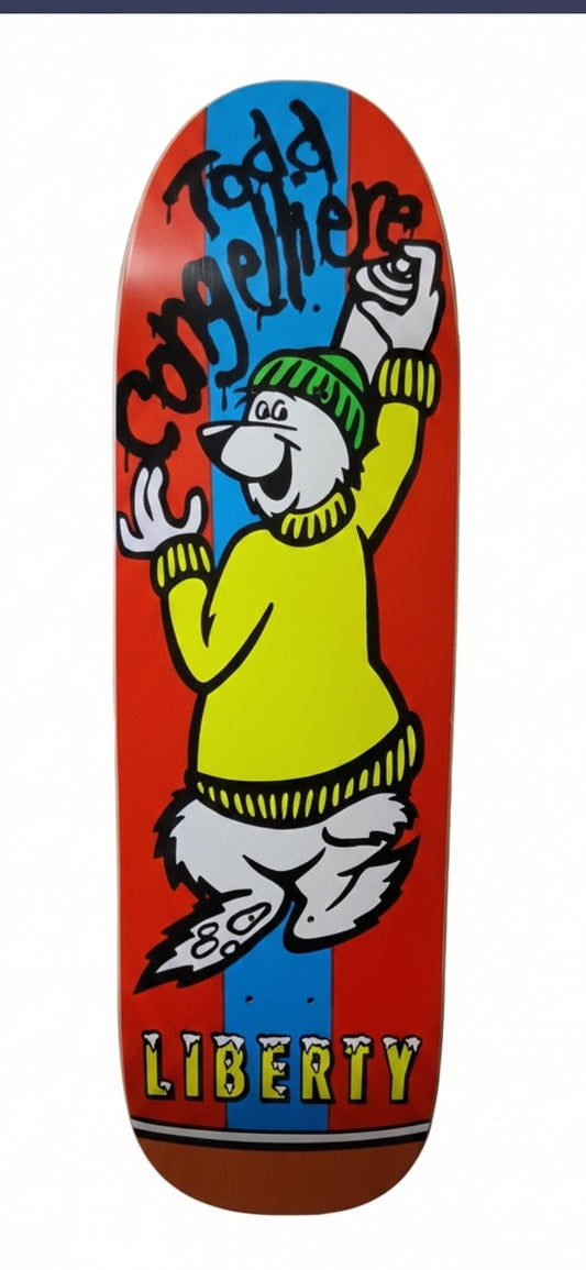 TODD CONGELLIRE. MIKE SMITH LIBERTY DECK. SILK SCREENED GRAPHICS
